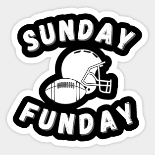 Sunday Funday t-shirt, Womens  and menFootball Sweatshirt, Football Sweatshirts for Women, Cute Football Shirts, Sunday Funday Shirt Game Day Top Sticker